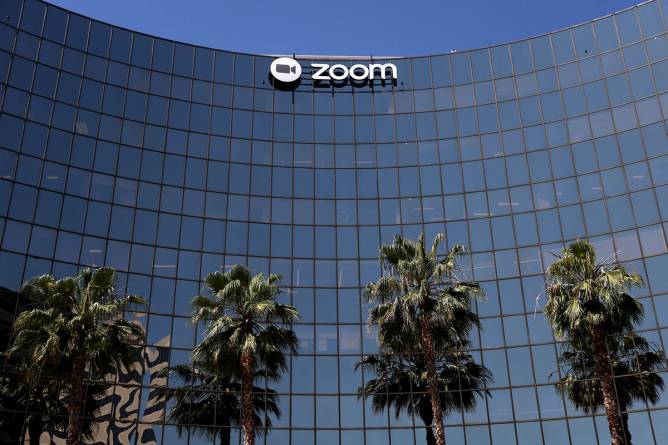 A view of the Zoom Video Communications headquarters in San Jose, California. 