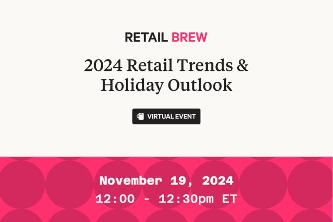 Retail Brew virtual event promo