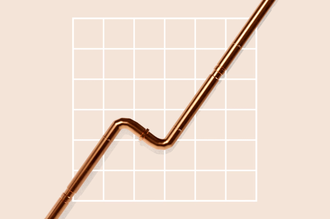 Copper prices hit a new all-time high today