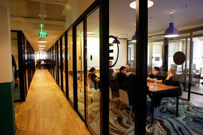 WeWork office in San Francisco