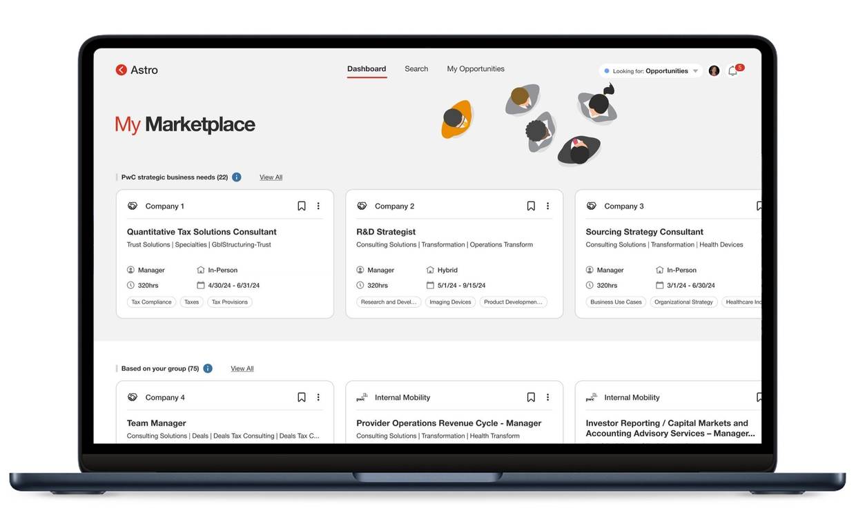 PwC launched its own internal talent platform—here’s how it works