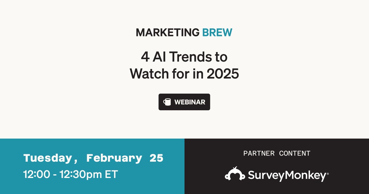 4 AI Trends to Watch for in 2025 | Marketing Brew