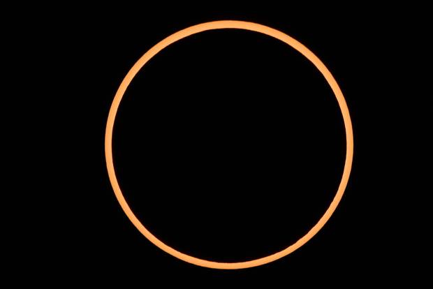 Ring of fire solar eclipse