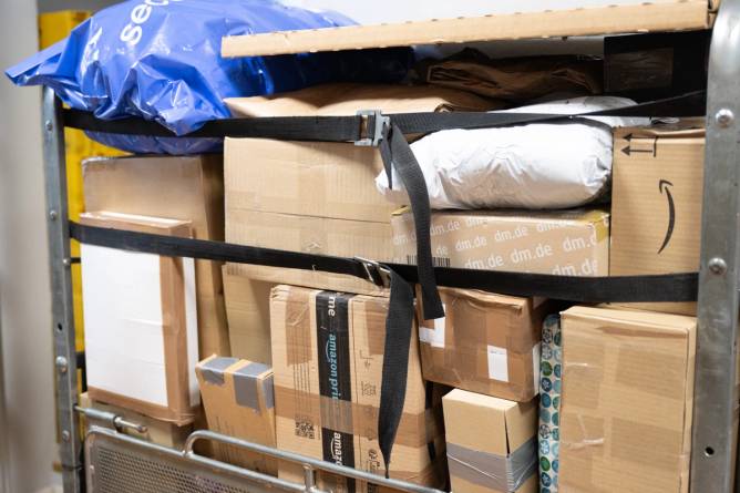 a pile of packages
