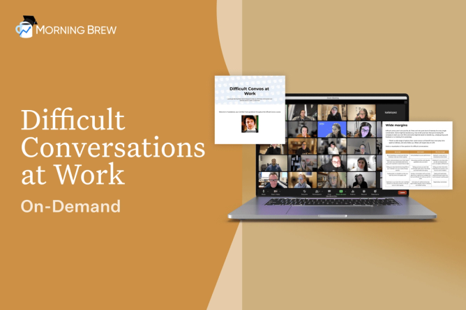 Difficult conversations on-demand