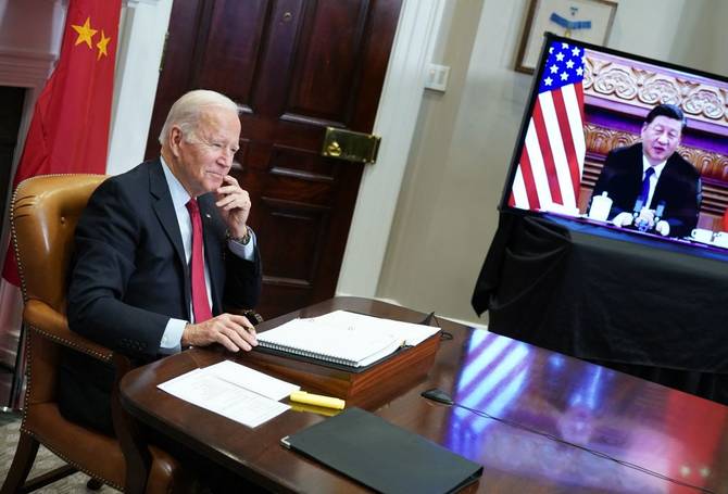 President Biden speaks with Xi Jinping of China
