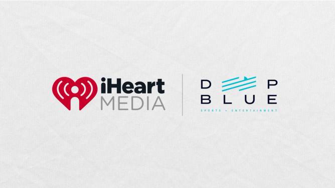 Deep Blue and iHeartMedia logos