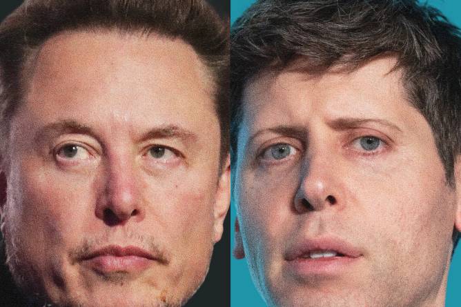 Elon Musk and Sam Altman