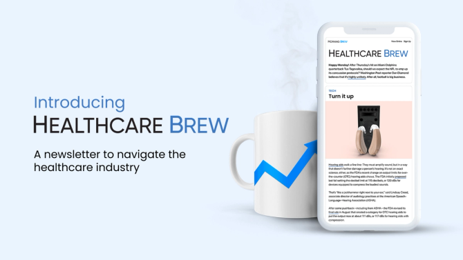 Healthcare Brew promo image