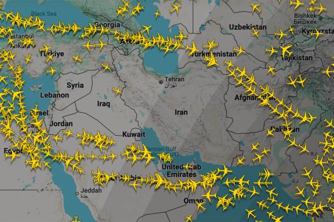 Flight map