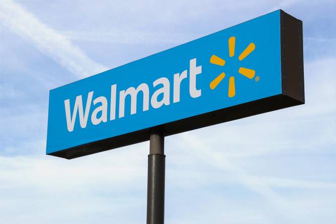 Walmart sign