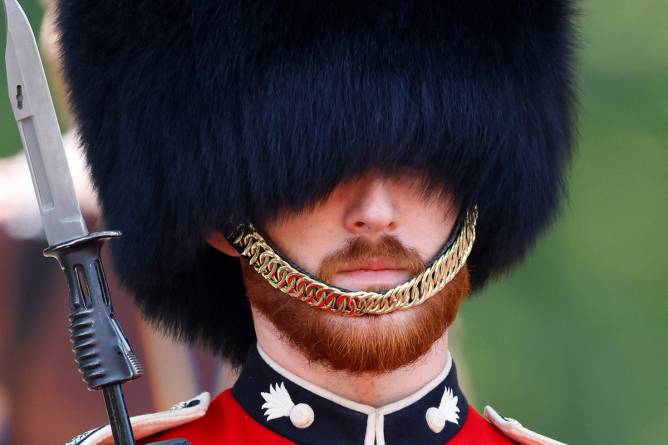 A Buckingham palace guard