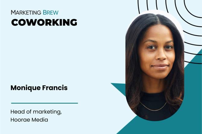 Monique Francis in Marketing Brew's Coworking