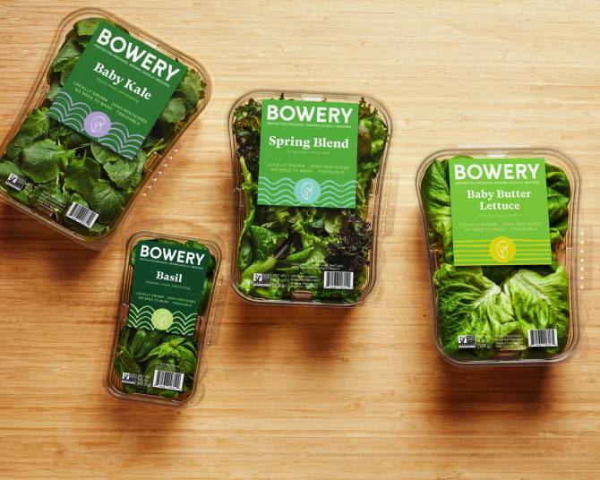 Bowery Farming produce