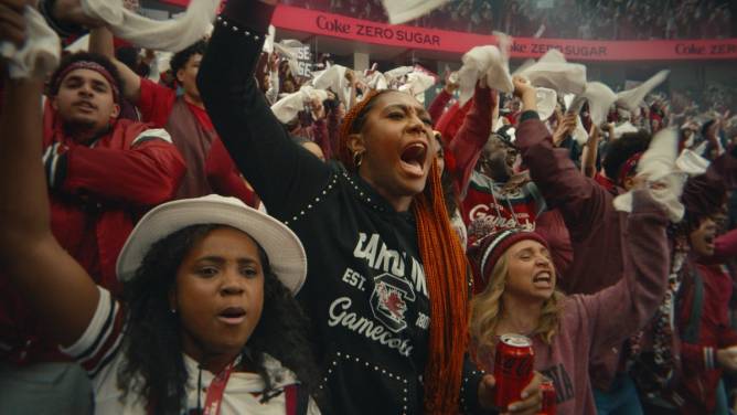 Coke Zero Sugar March Madness ad Aliyah Boston