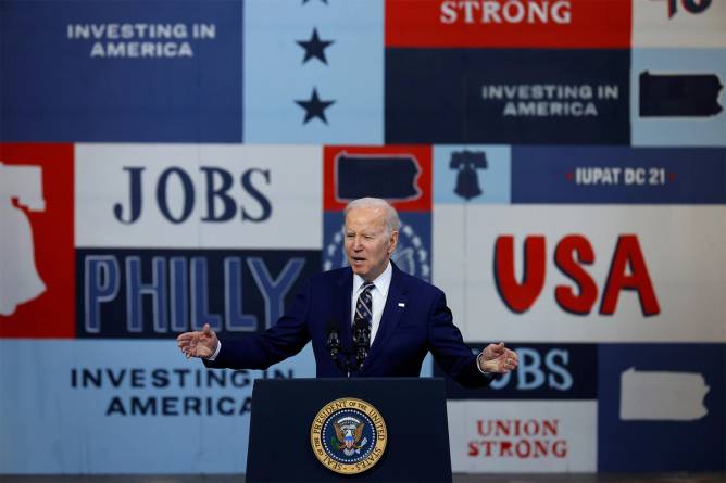 President Biden in Philadelphia