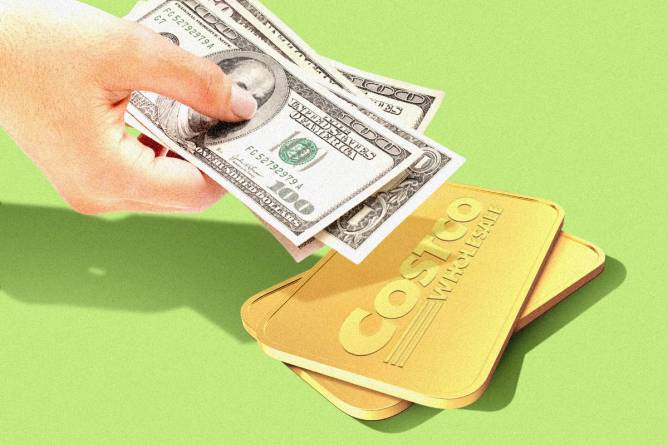 Trading dollars for Costco gold bar.