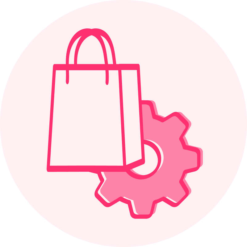 shopping bag and manufacturing wheel