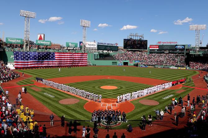 Opening Day at Fenway Park in 2022