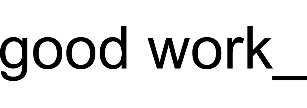 Good Work logo