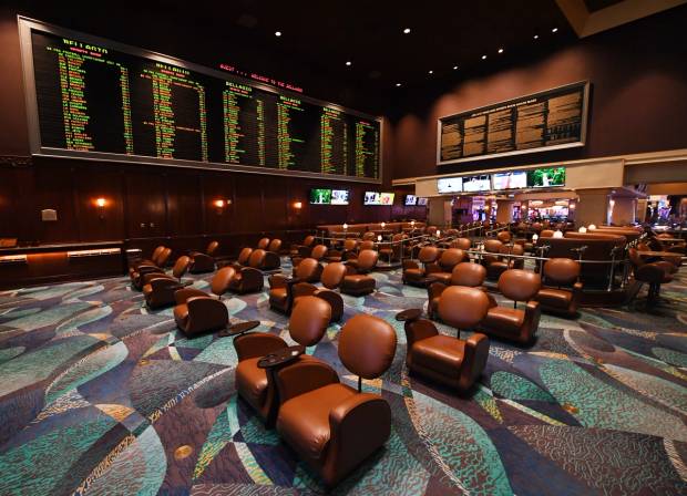 An empty sportsbook 