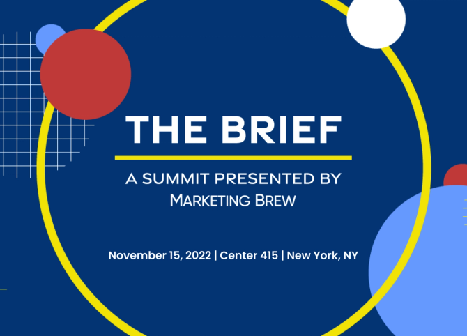 Join Marketing Brew at The Brief
