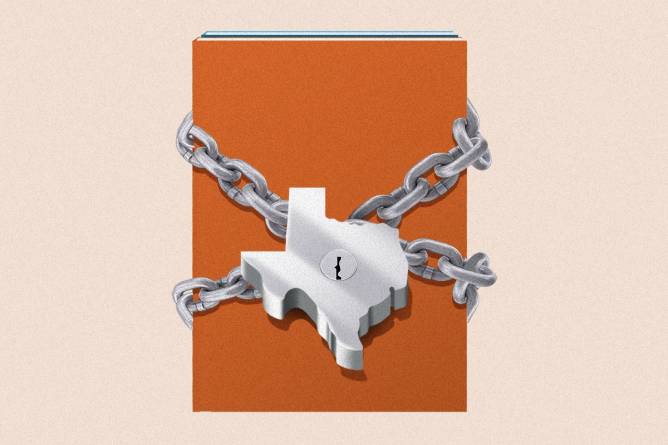 An image of a book with chains around it