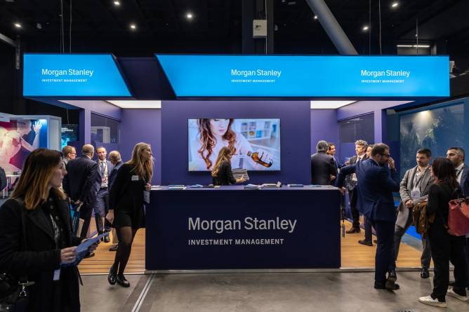 Morgan Stanley booth