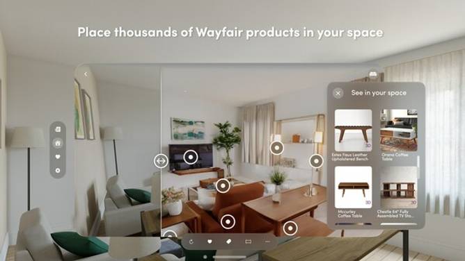 Wayfair's Decorify app 