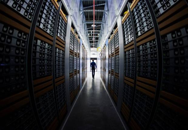 Inside a data center