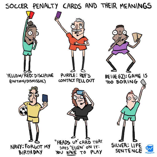 soccer penalty cards and their meanings