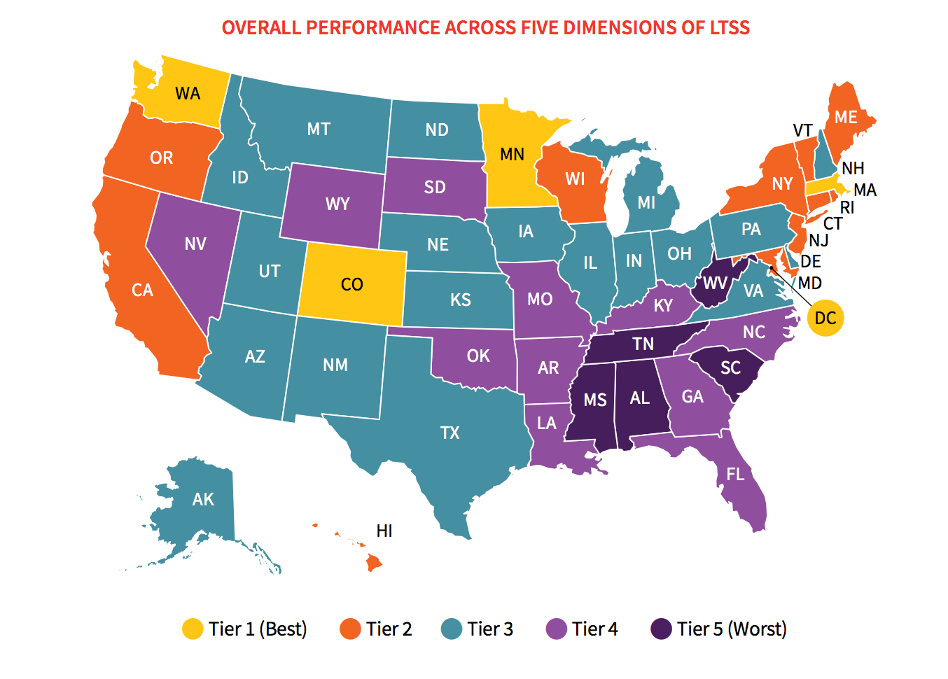 AARP scorecard highlights state of long-term care services