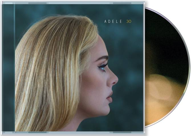 Adele's album, 30, on CD