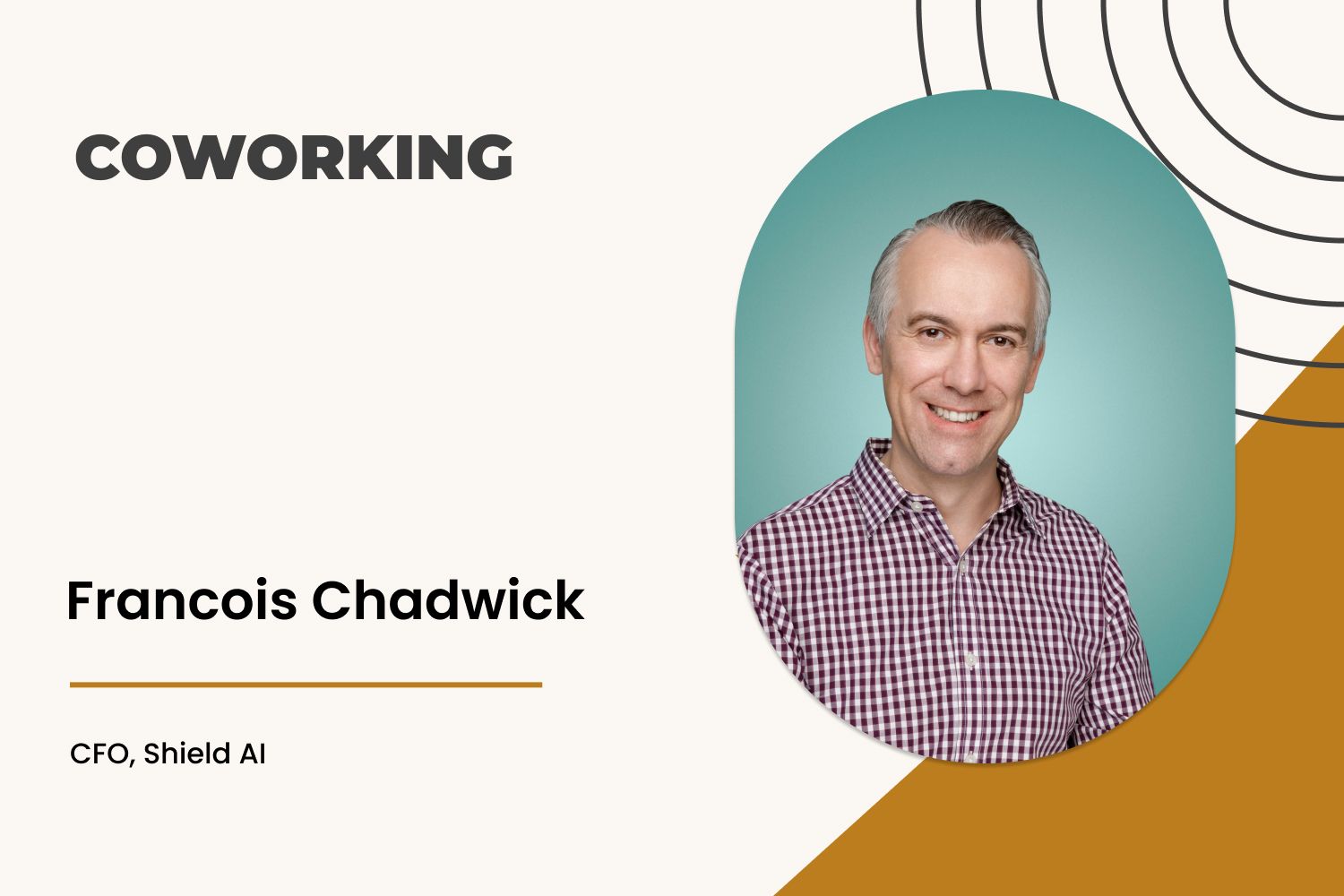 Francois Chadwick is CFO of Shield AI
