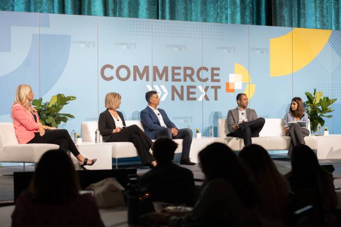 Panel discussion at CommerceNext
