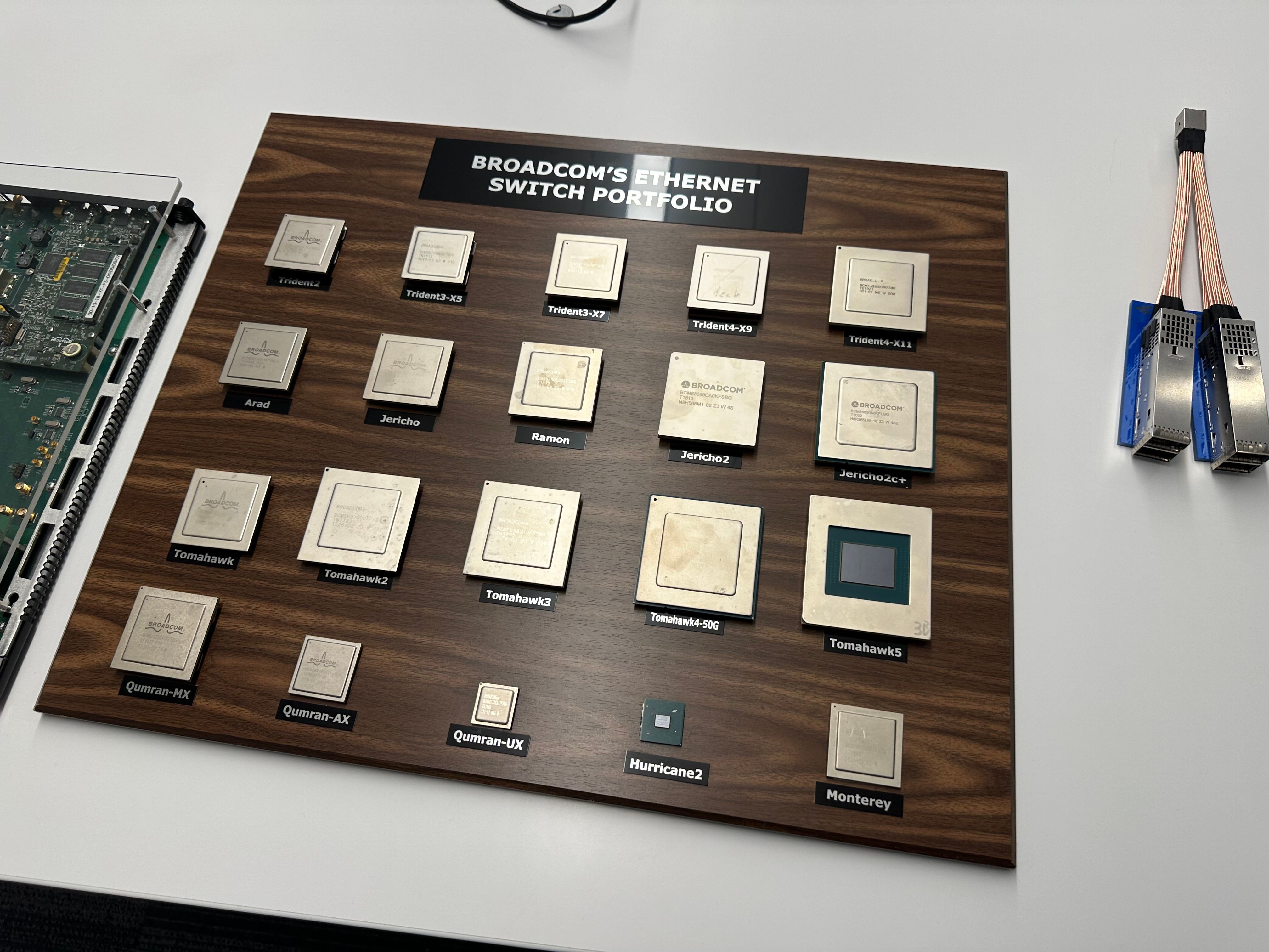 The chips powering Broadcom’s switches