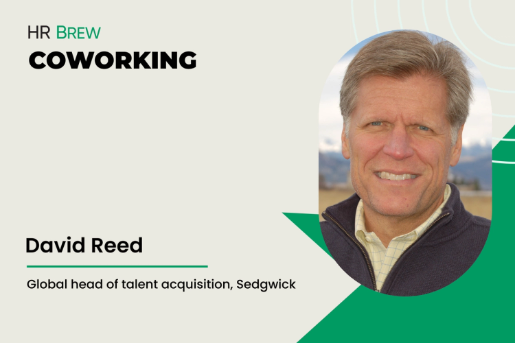 A headshot of David Reed, global head of talent acquisition at Sedgwick