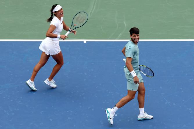 Emma Raducanu and Carlos Alcaraz