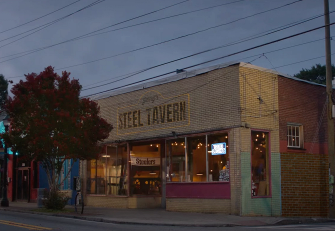 a "Steel Tavern" in Pittsburgh