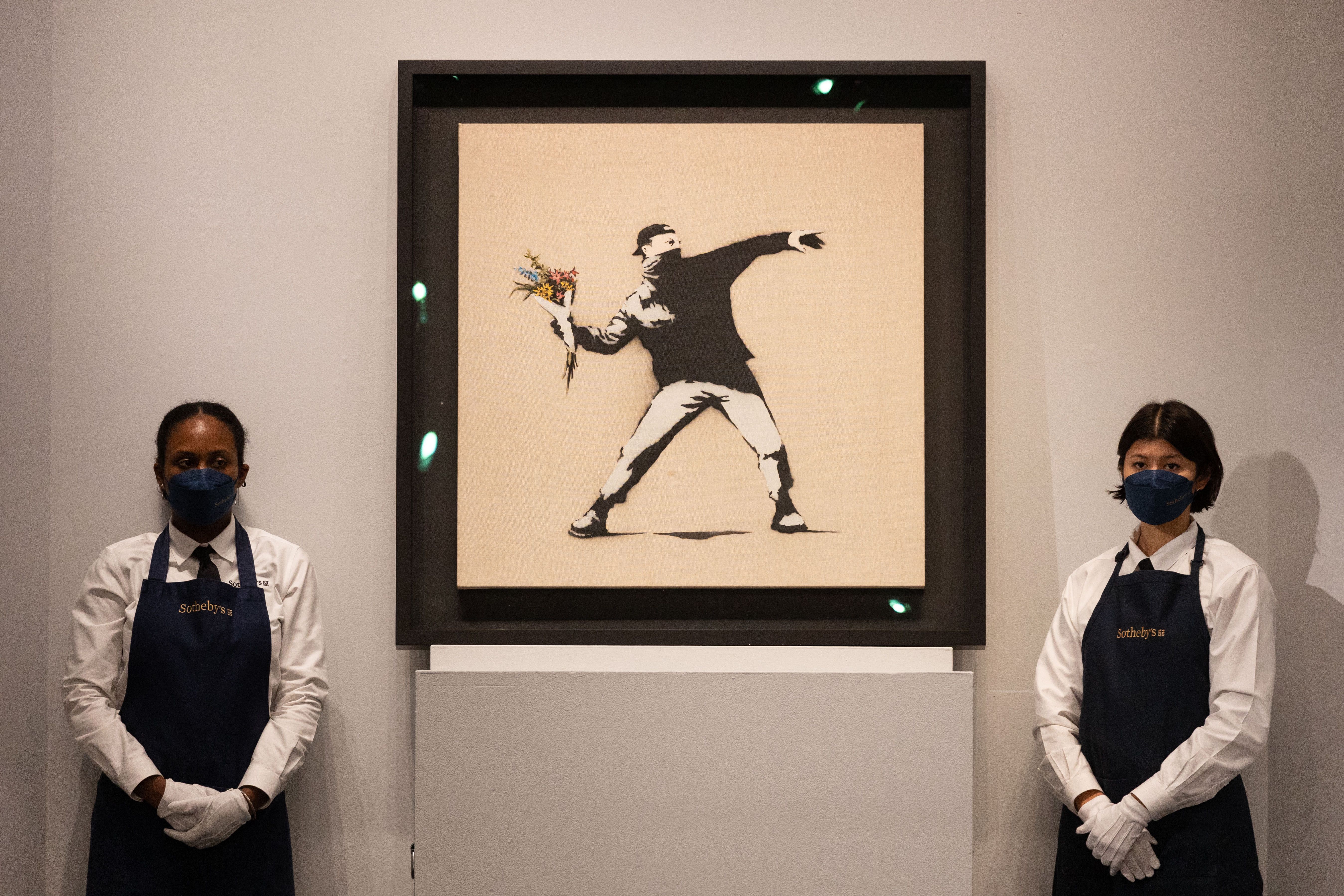 Particle will cut a Banksy into 10,000 NFTs