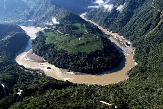 China dam river