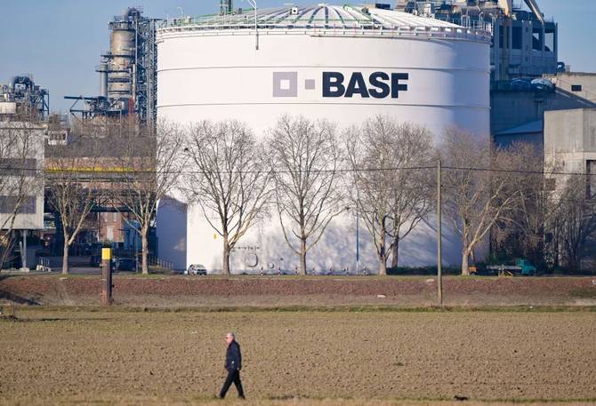 A BASF plant in Germany