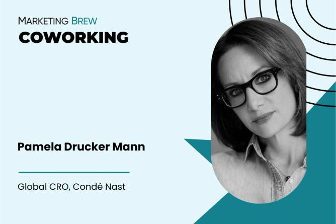 Pamela Drucker Mann featured in Marketing Brew's Coworking