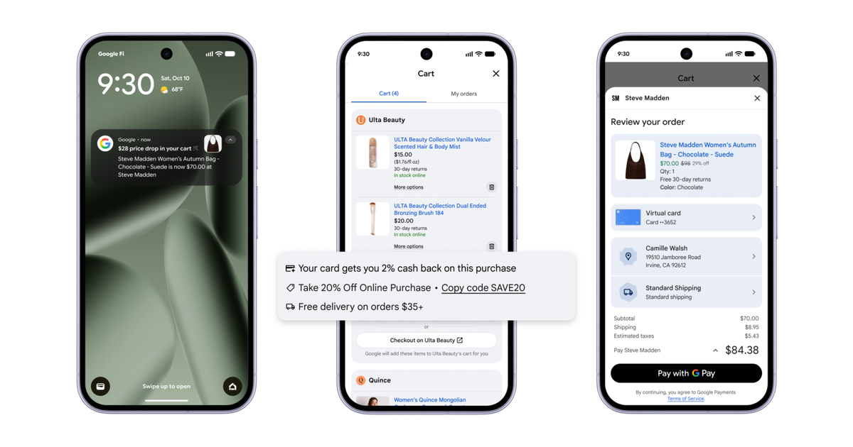 Google’s AI cart for checkout is live ahead of holiday shopping Google’s AI cart for checkout is live ahead of holiday shopping