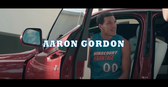 Screenshot from Aaron Gordon's 