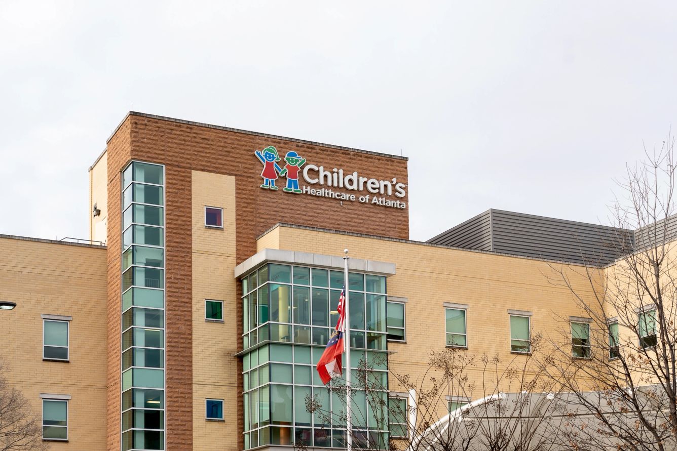 Exterior of Children's Healthcare of Atlanta hospital