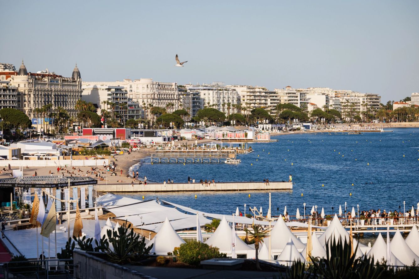 Cannes Lions aerial shot