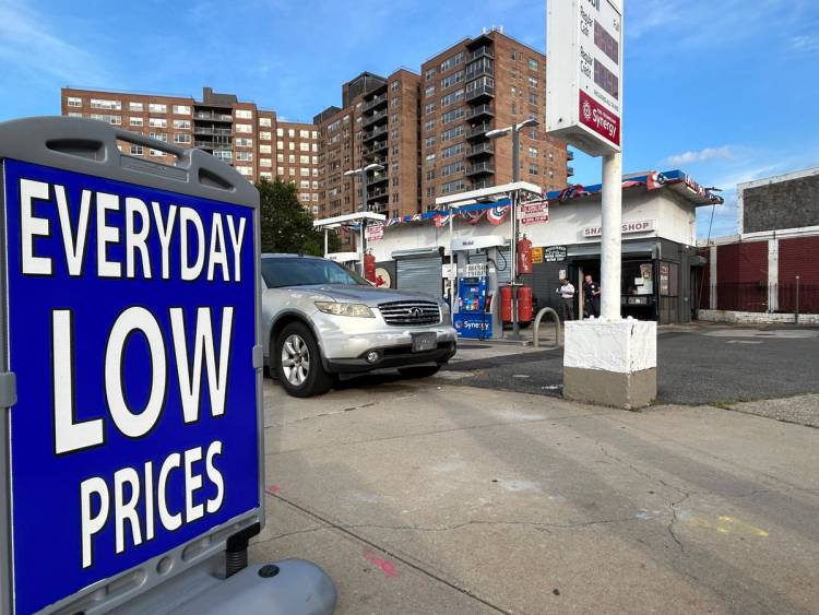 A gas station