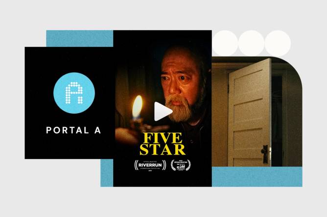 Screenshots from the trailer for Five Star, a horror movie short film.