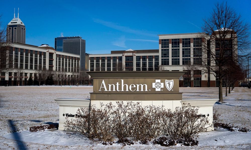 Anthem Health Insurance facility on February 5, 2015 in Indianapolis, Indiana.